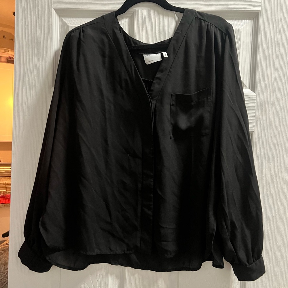 Flowy black blouse